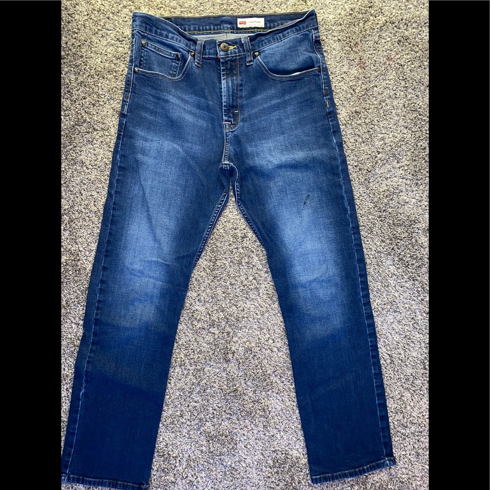 Mens Size 32 Wrangler Slim Straight Jeans